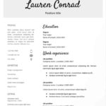 Resume Templates Docs