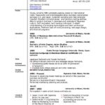 Resume Templates Download Free Word