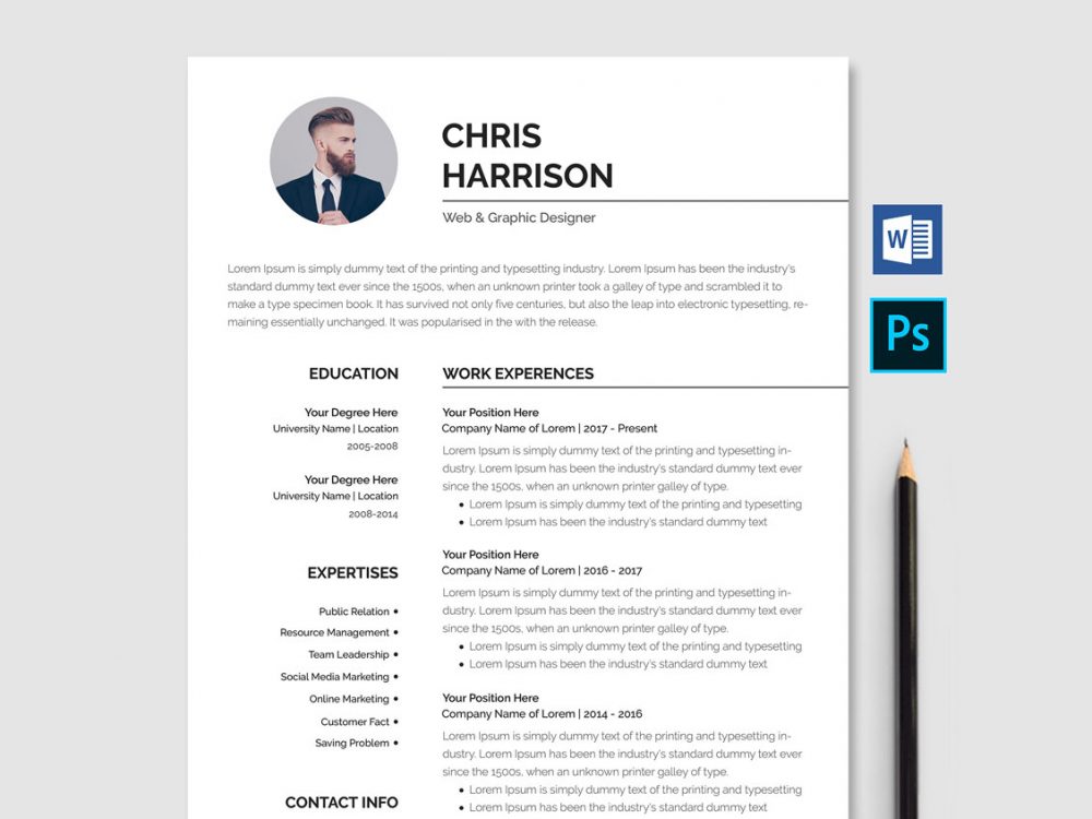 Resume Templates Download Free Word