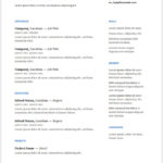 Resume Templates Download Google Docs