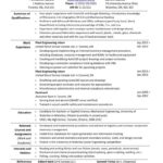 Resume Templates Engineering