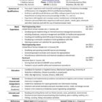 Resume Templates Engineering