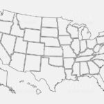 United States Map Template Blank