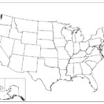 United States Map Template Blank