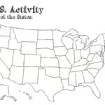 United States Map Template Blank