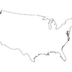 United States Map Template Blank