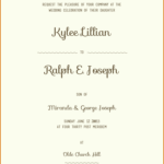 Wedding Invitation Quotes Templates