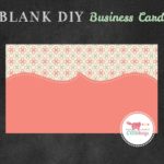 Blank Business Card Template Download