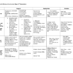 Blank Curriculum Map Template