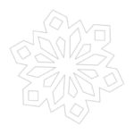 Blank Snowflake Template