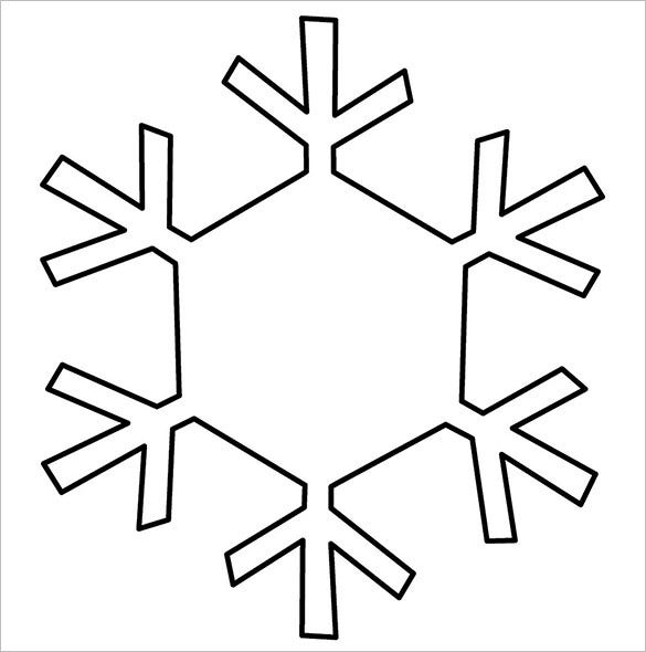 Blank Snowflake Template