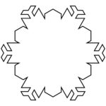 Blank Snowflake Template