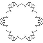 Blank Snowflake Template