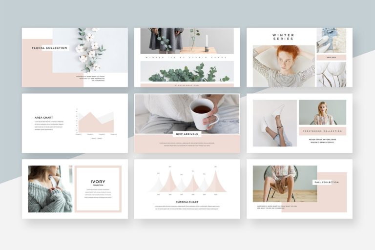 Template Powerpoint Aesthetic Desain Powerpoint Desain Presentasi 