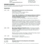 Resume Templates Graduate School