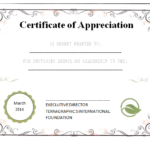 6d Certificate Template