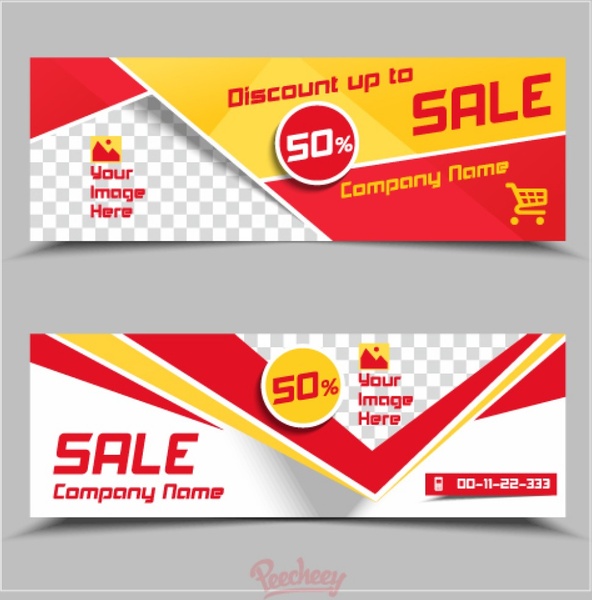 Banner Design Templates Illustrator