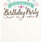 Birthday E Invitation Templates Free