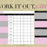 Blank Workout Schedule Template