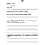 Book Report Template For 9th Graders
