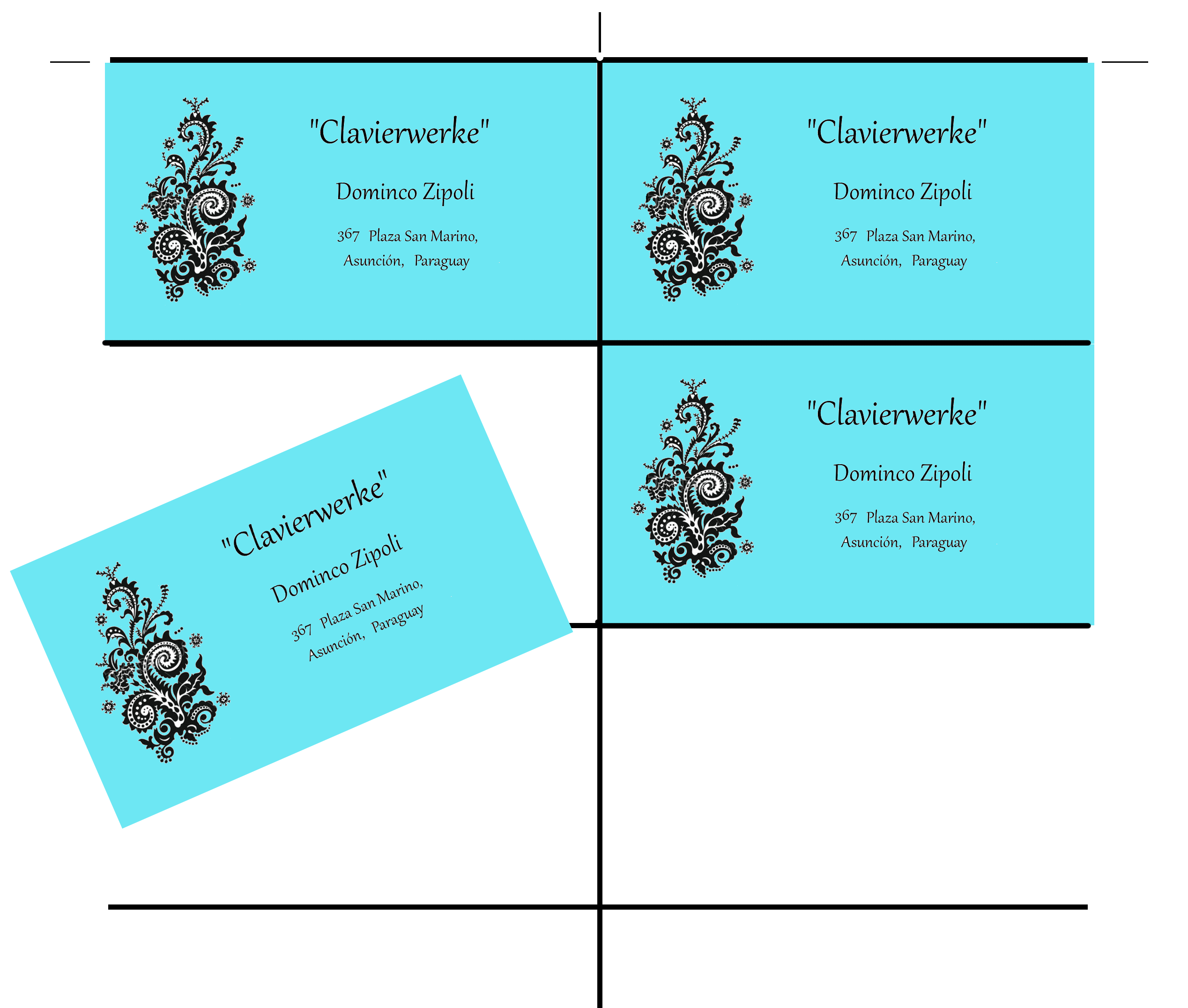 Business Card Templates Gimp