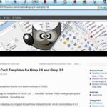 Business Card Templates Gimp