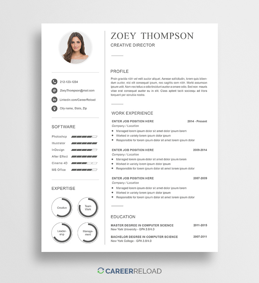 Cv Templates Online Free Download