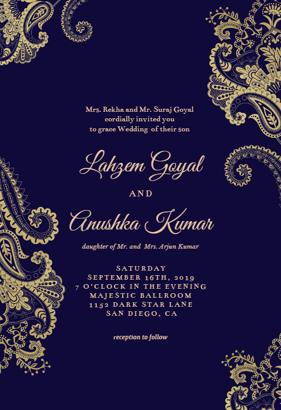 E Card Templates for Wedding