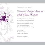 E Wedding Card Templates Free