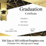 Grade 6 Graduation Certificate Templates