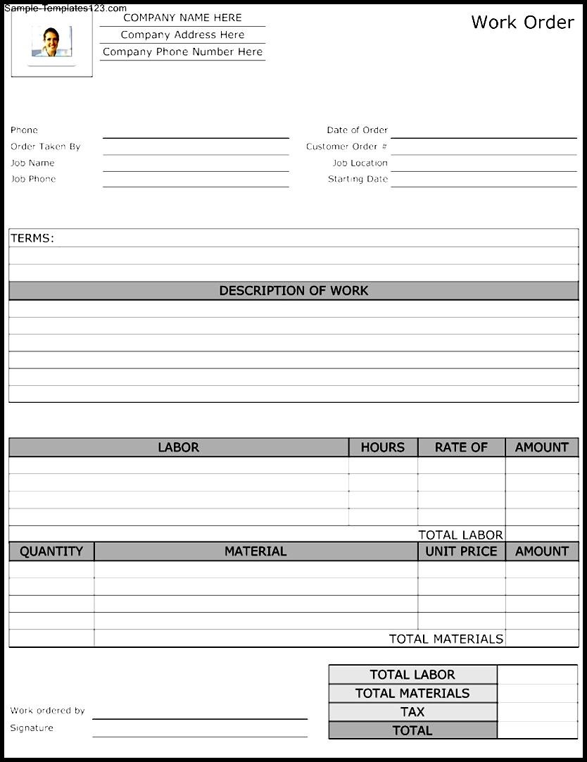 Job Card Templates Excel