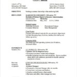 Resume Template Internship