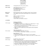 Resume Template Internship