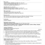 Resume Templates Education