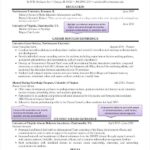 Resume Templates Education