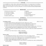 Resume Templates Excel