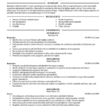 Resume Templates Excel