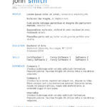 Resume Templates Free Word