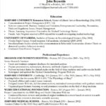 Resume Templates Harvard