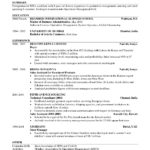 Resume Templates Harvard