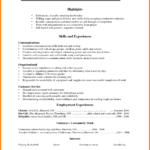 Resume Templates High School