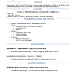 Resume Templates High School