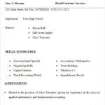 Resume Templates High School Student