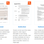 Resume Templates Hloom