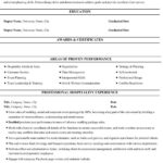 Resume Templates Hospitality