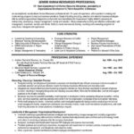 Resume Templates Human Resources