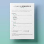 Resume Templates In Word