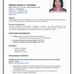 Resume Templates Job