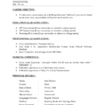 Resume Templates Job