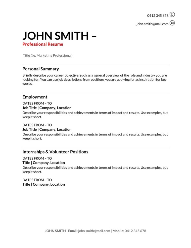 Resume Templates Samples (4) TEMPLATES EXAMPLE TEMPLATES EXAMPLE Resume Templates Samples (4) TEMPLATES EXAMPLE TEMPLATES EXAMPLE